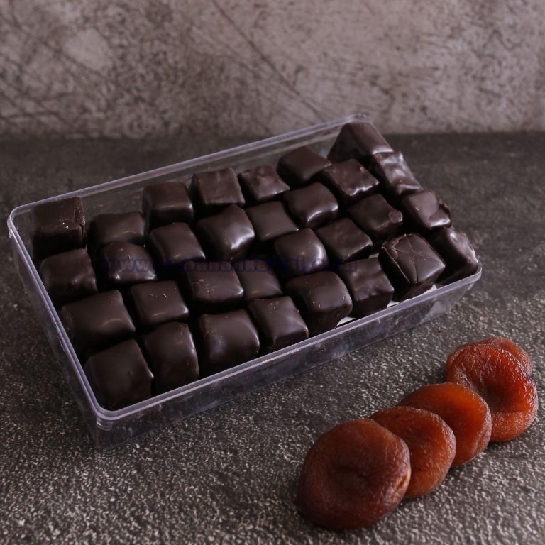 Kayısı Çikolatası Bitter Mika Kutu 1 Kg